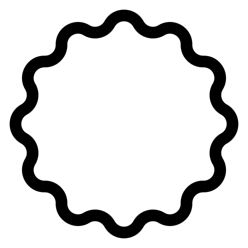 badge line icon illustration isolated on white background vector