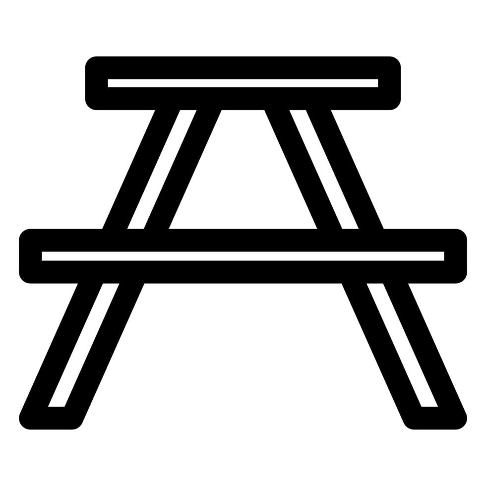 table line icon illustration isolated on white background vector