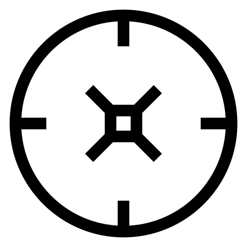 target line icon illustration isolated on white background vector