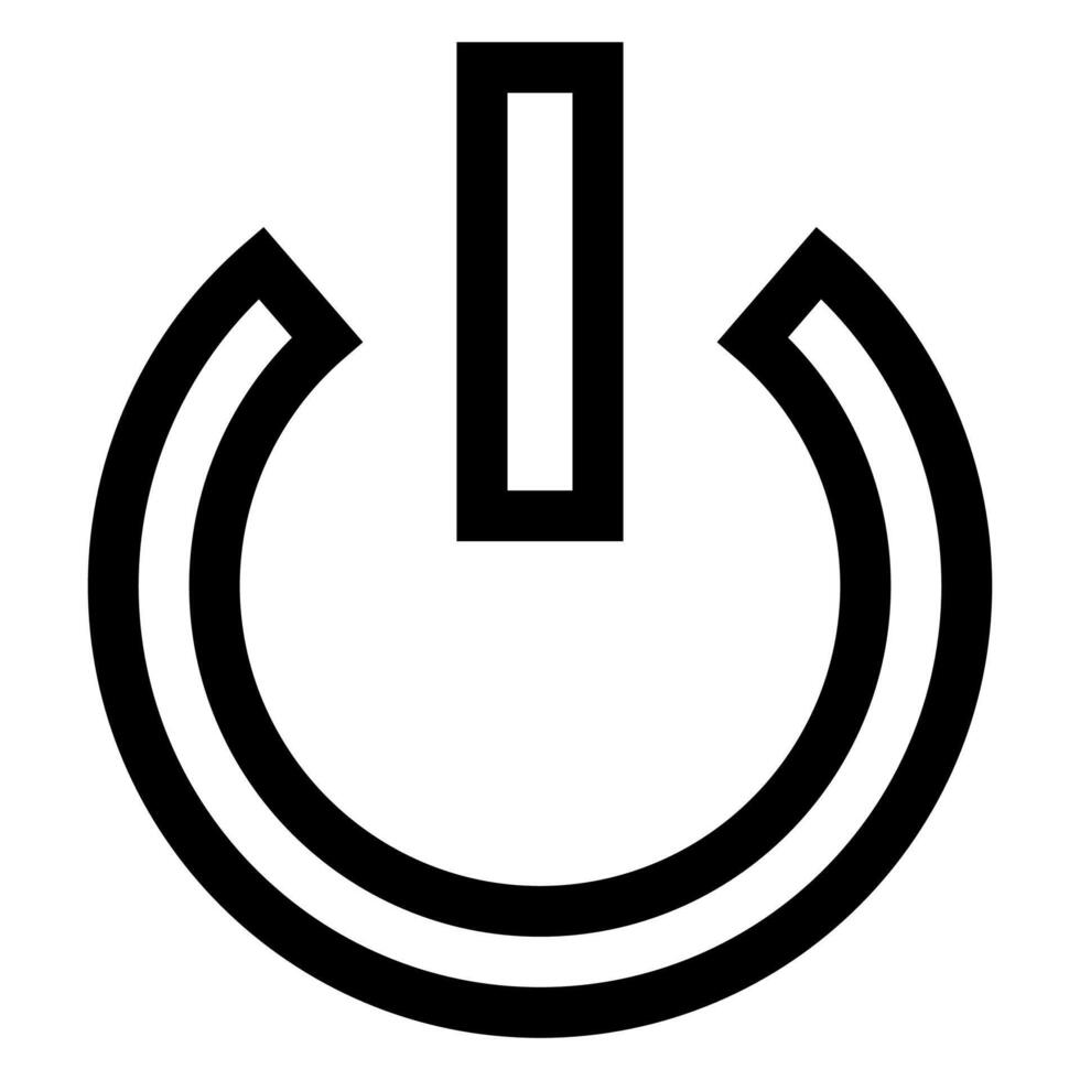power line icon illustration isolated on white background vector