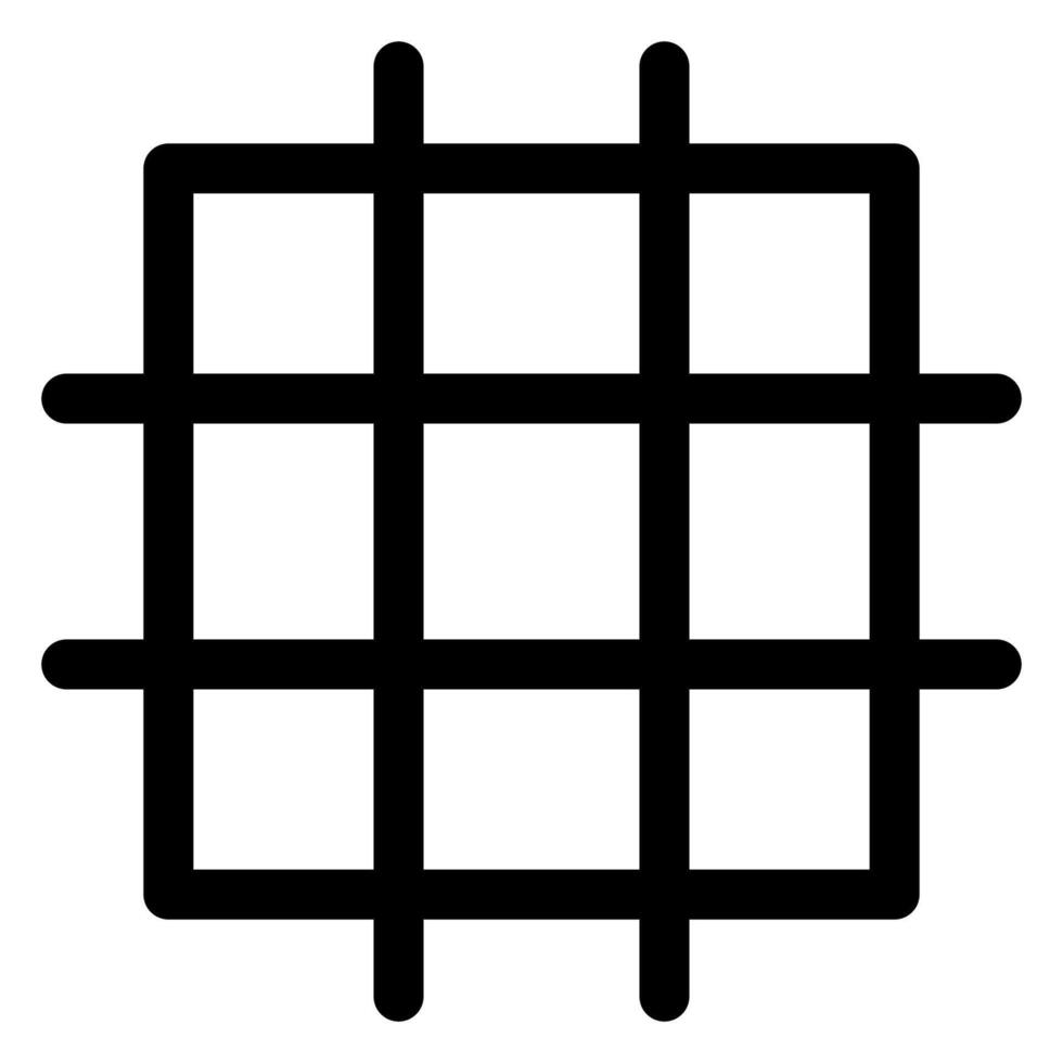 grid line icon illustration isolated on white background vector