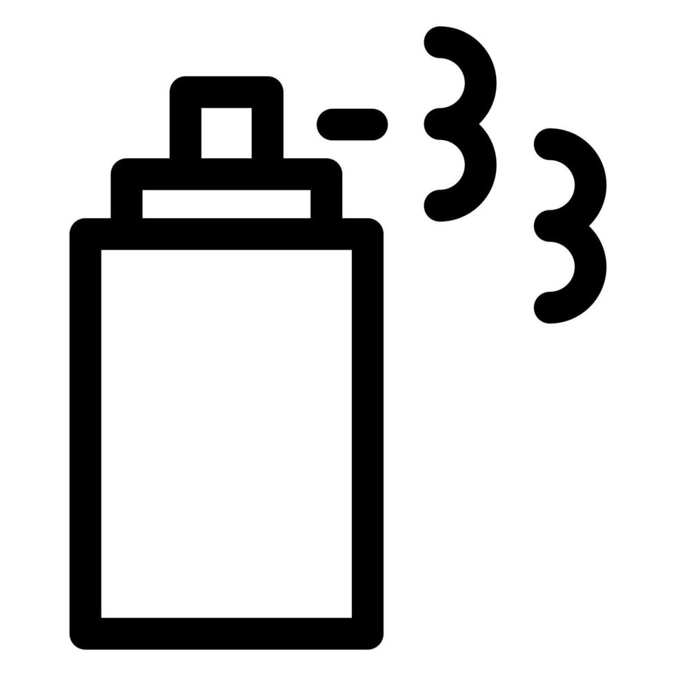 sprayer line icon illustration isolated on white background vector