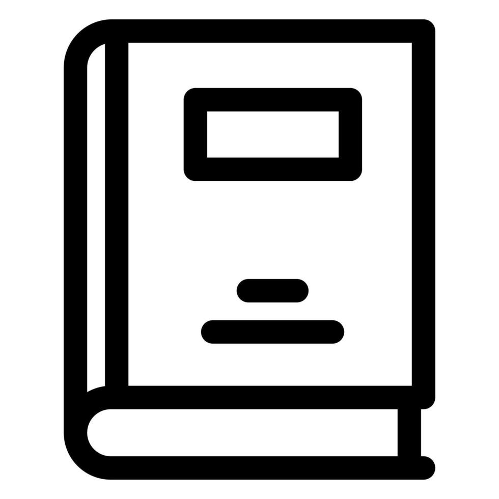 book line icon illustration isolated on white background vector