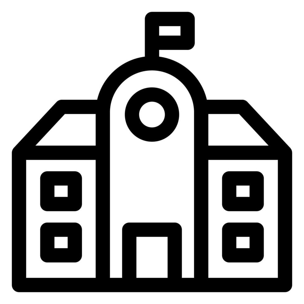 school line icon illustration isolated on white background vector