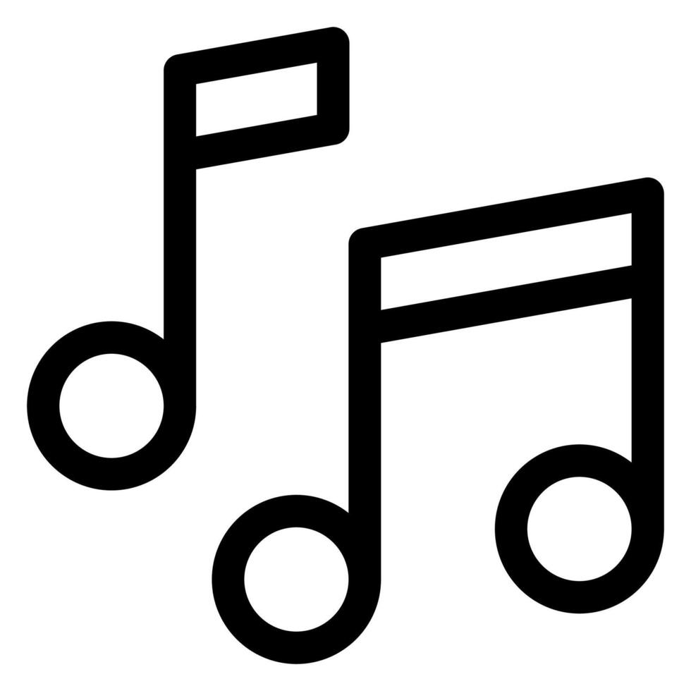 music line icon illustration isolated on white background vector