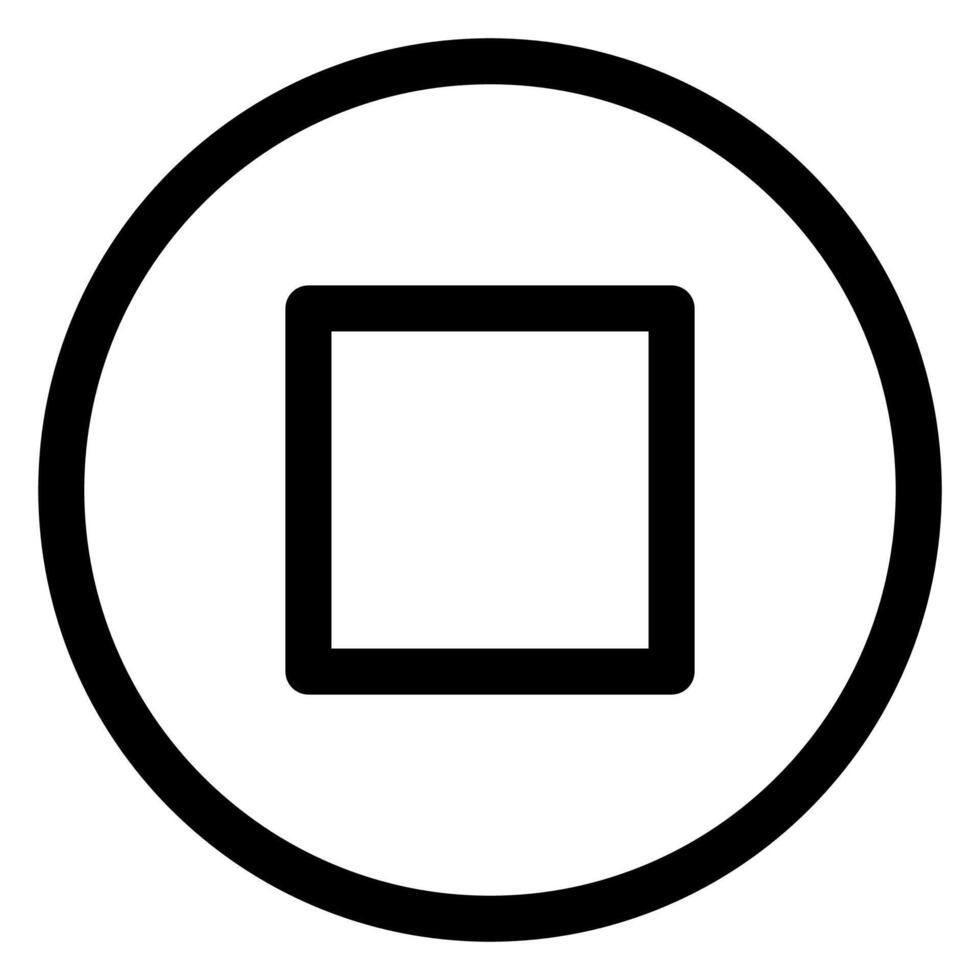 stop line icon illustration isolated on white background vector