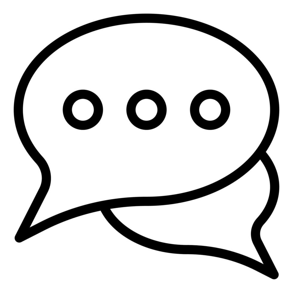 communication line icon illustration isolated on white background vector