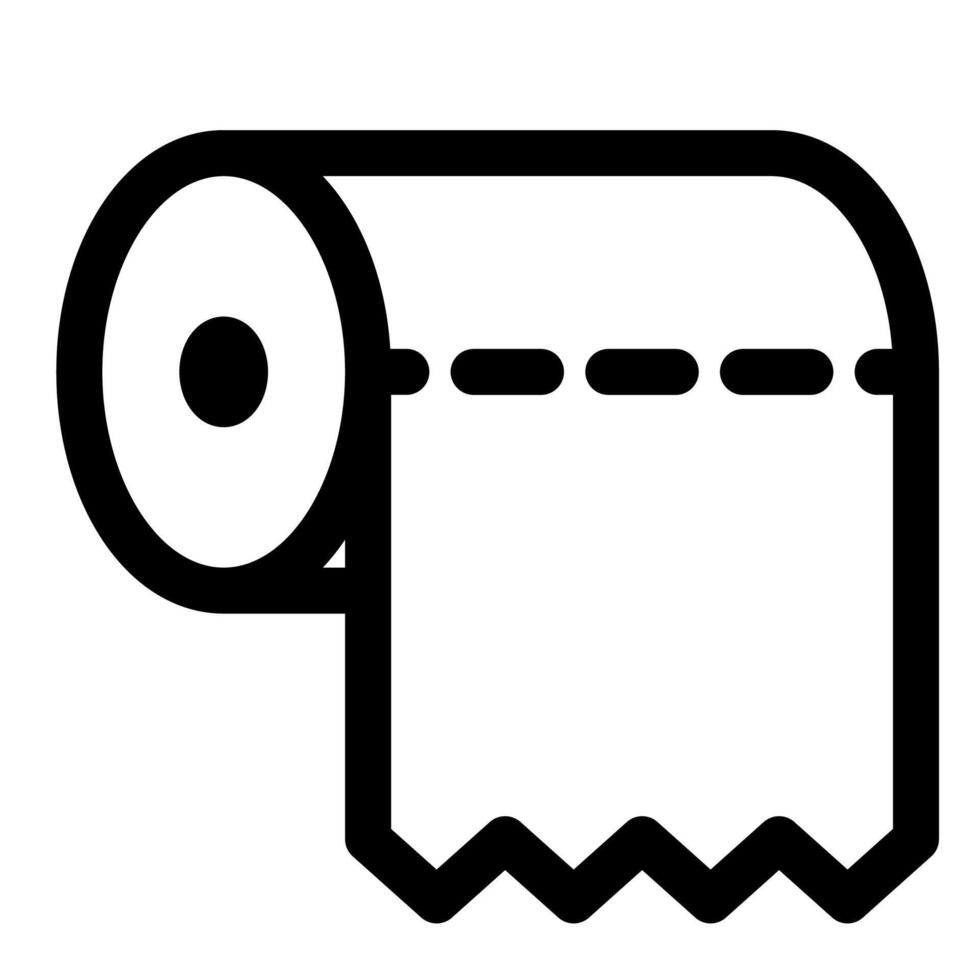 paper line icon illustration isolated on white background vector