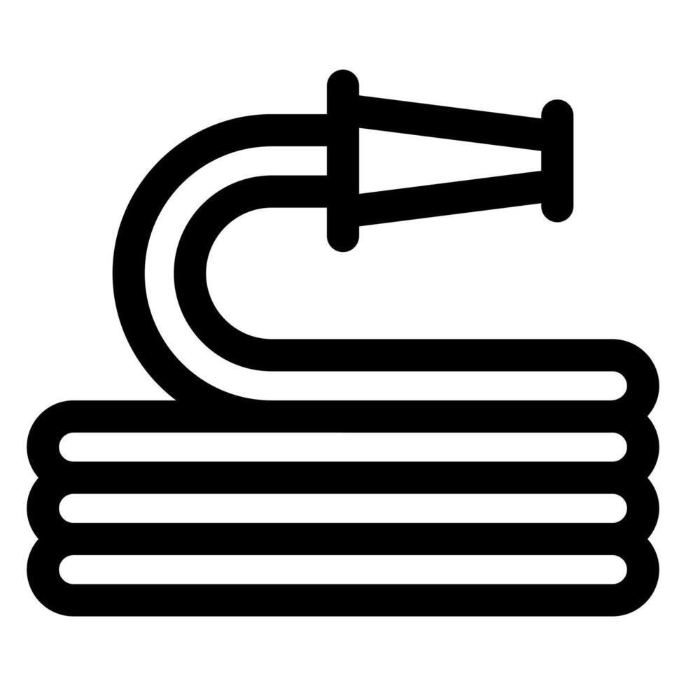 hose line icon illustration isolated on white background vector