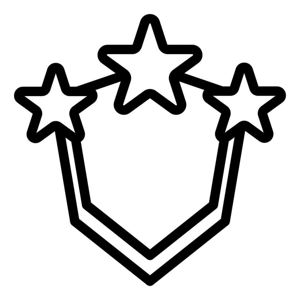 star line icon illustration isolated on white background vector