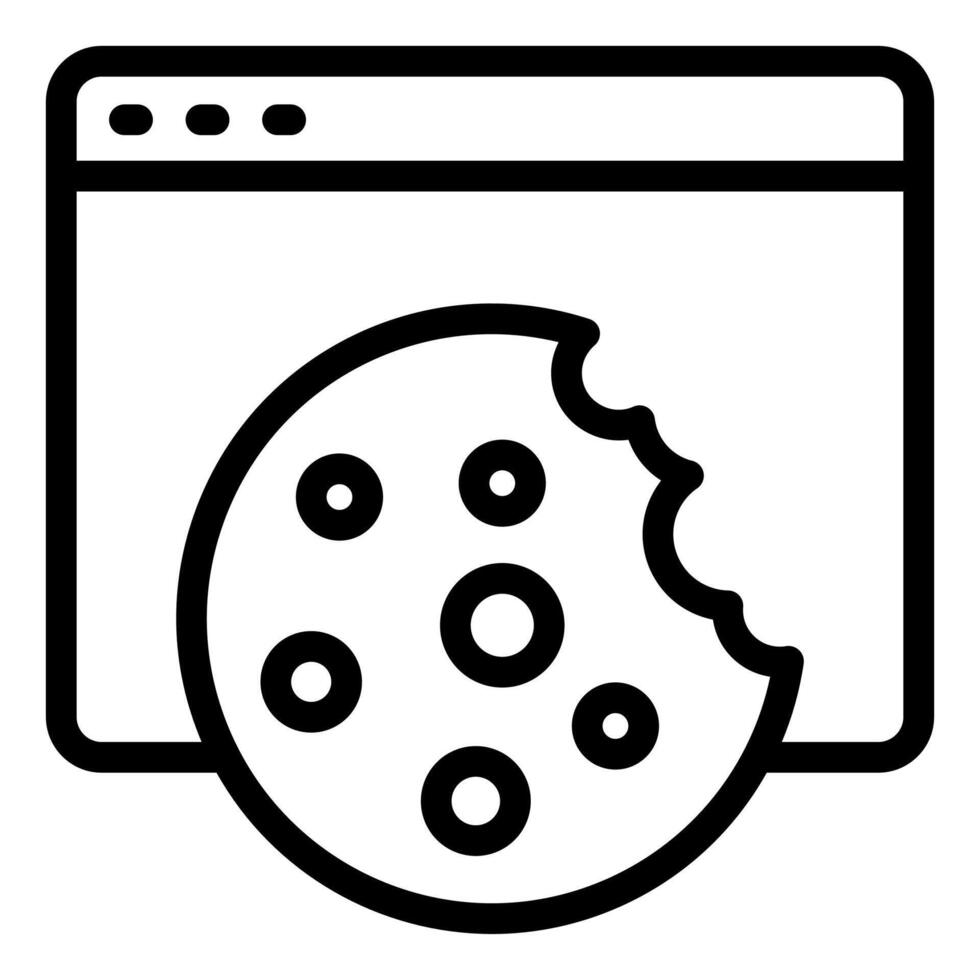 internet line icon illustration isolated on white background vector