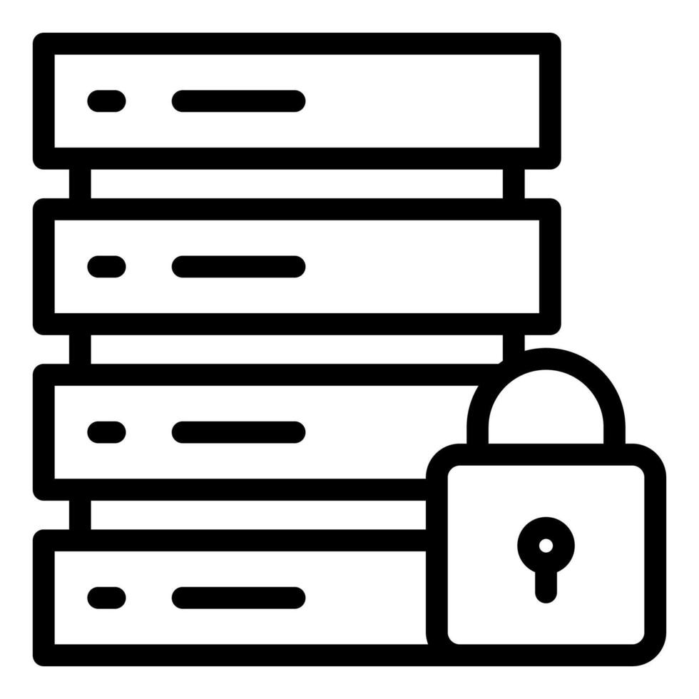database line icon illustration isolated on white background vector