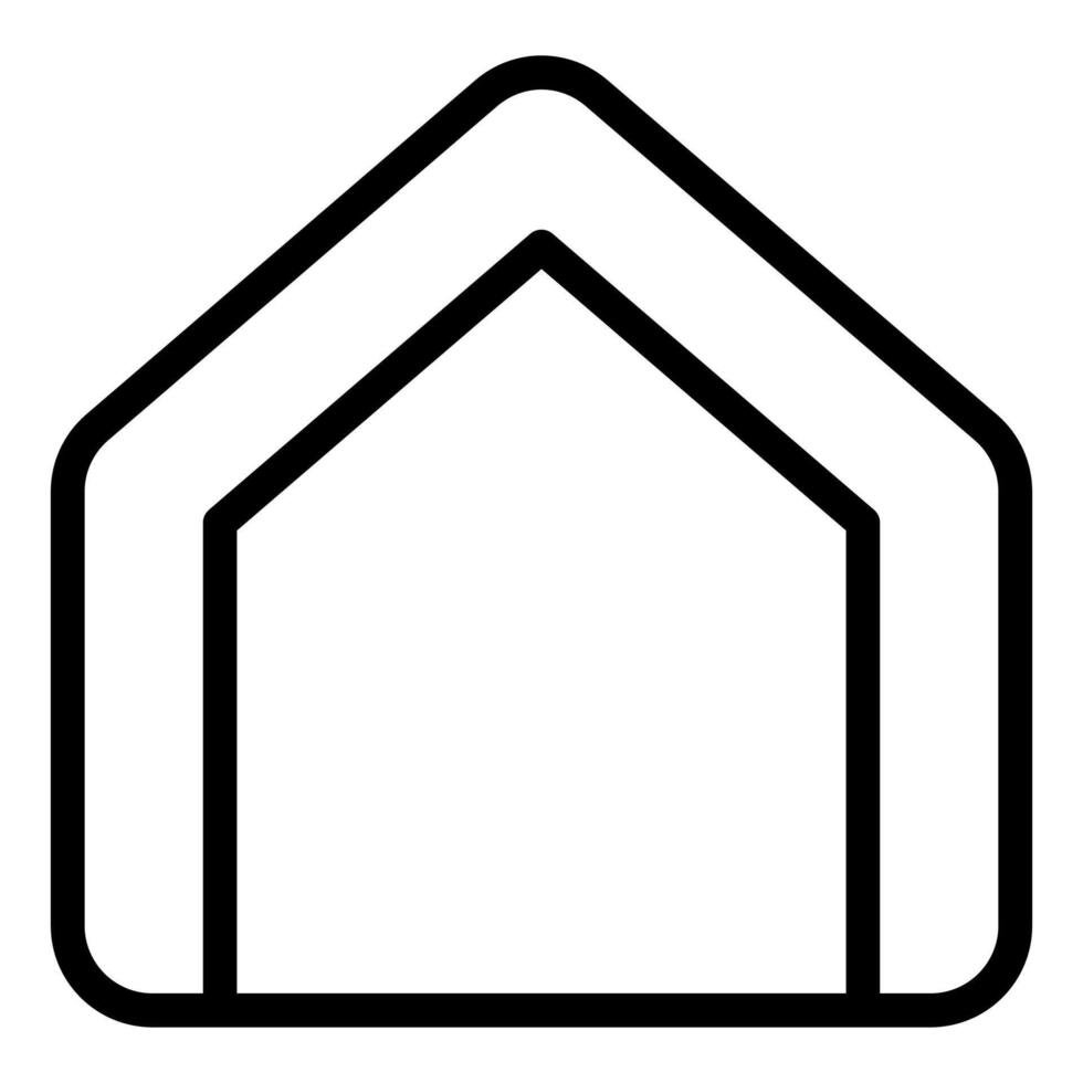 home line icon illustration isolated on white background vector