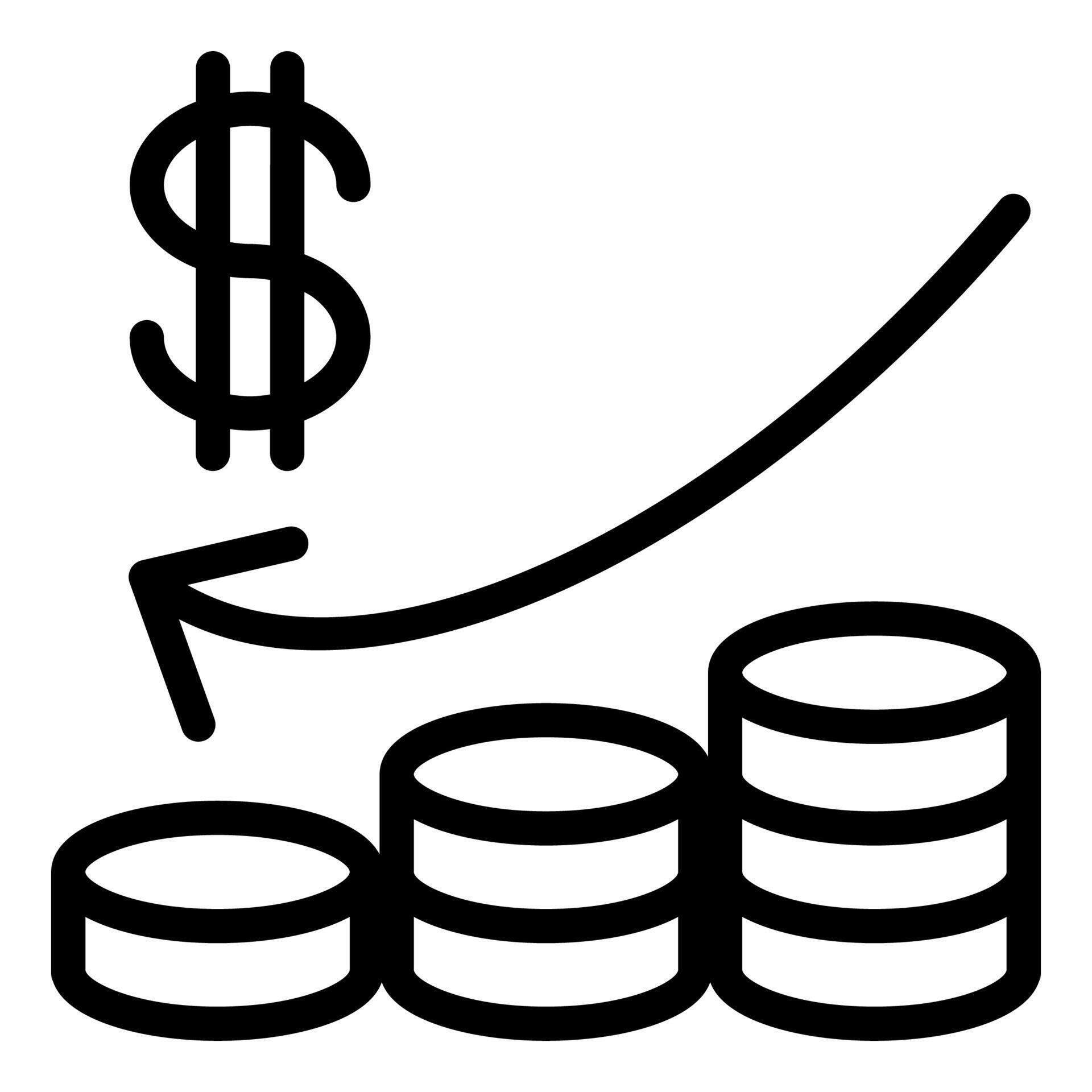 decrease line icon illustration isolated on white background 47124451 ...