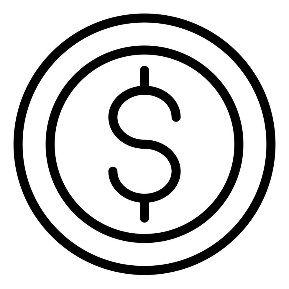 money line icon illustration isolated on white background vector