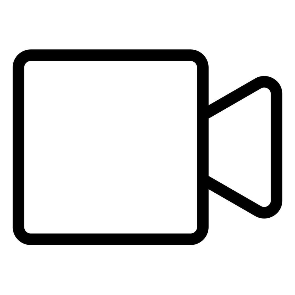 camera line icon illustration isolated on white background vector