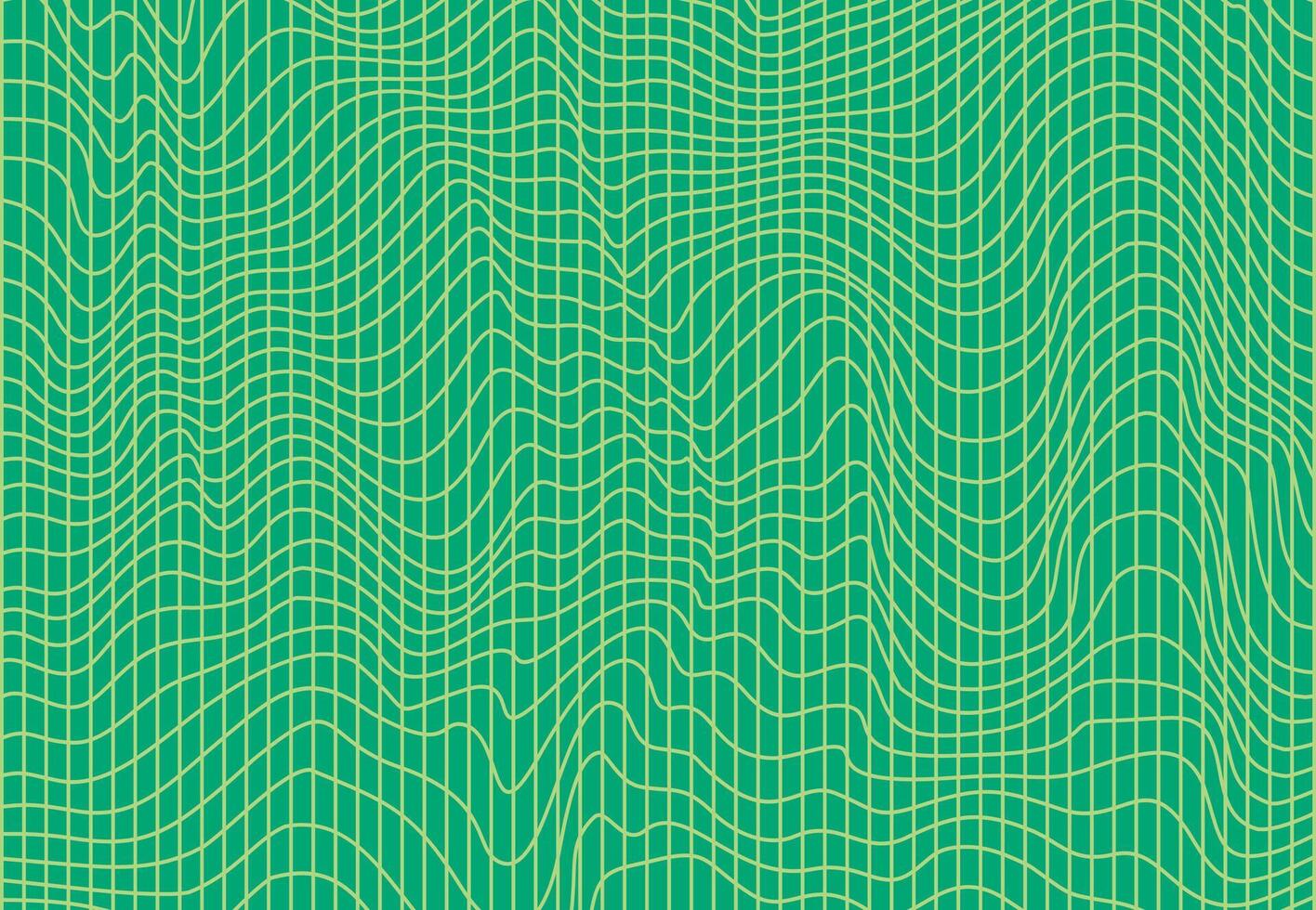 Green abstract polygonal elevation background. Digital landscape with mountains made of line grid in futuristic style. Mesh terrain. Wireframe topographic pattern vector
