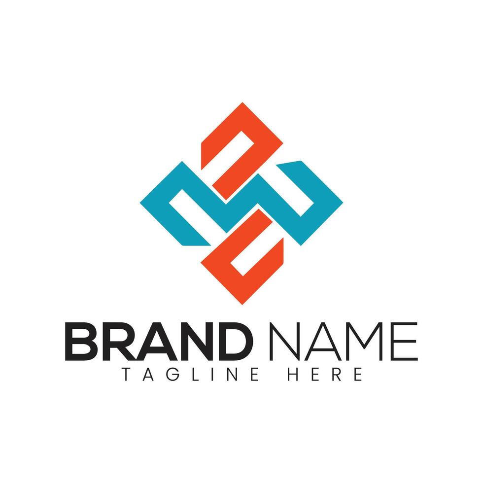 Abstract Geometric or Square Logo Design Template vector