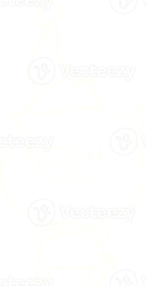 Christmas Pig Chalk Drawing png