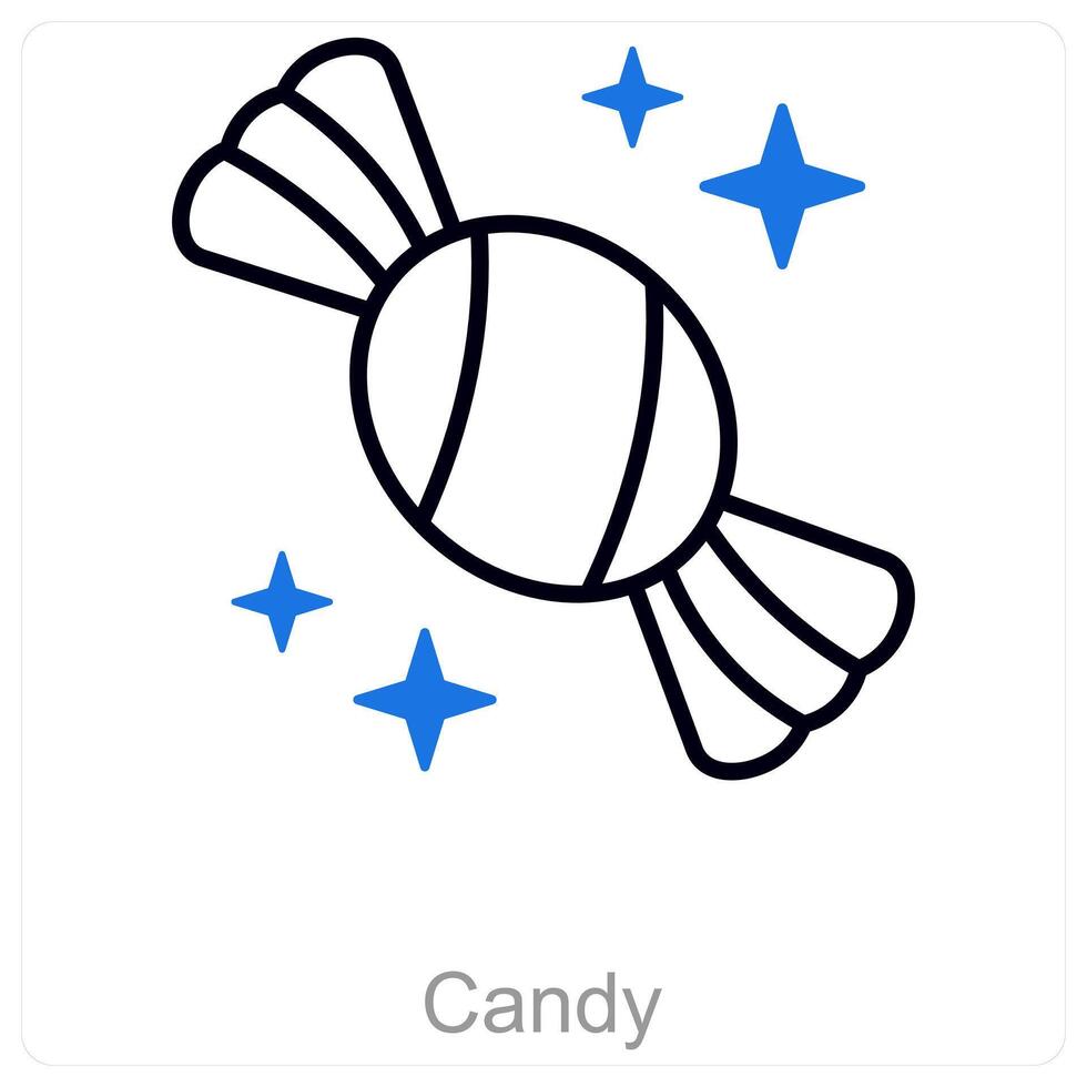 Candy and sweet icon concept vector