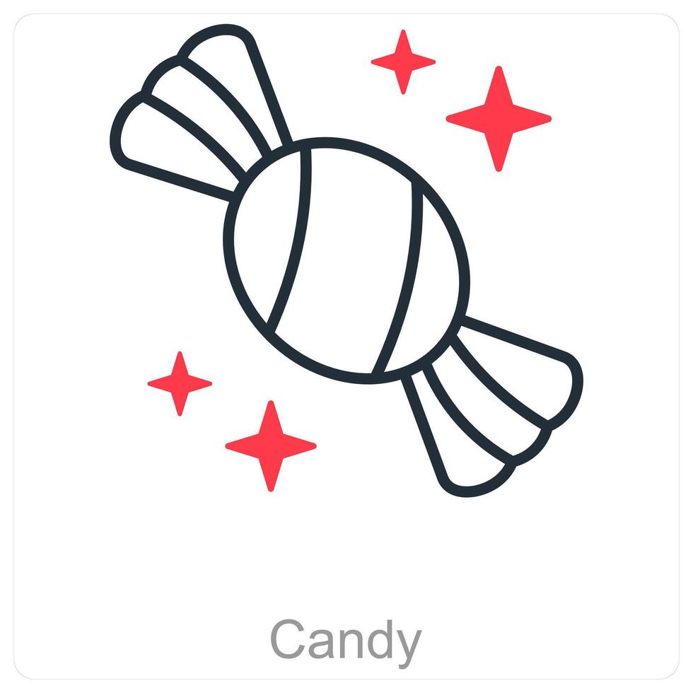 Candy and sweet icon concept vector