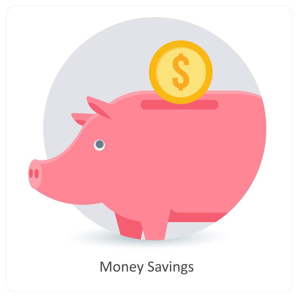 Money Savings and wallet icon concept vector