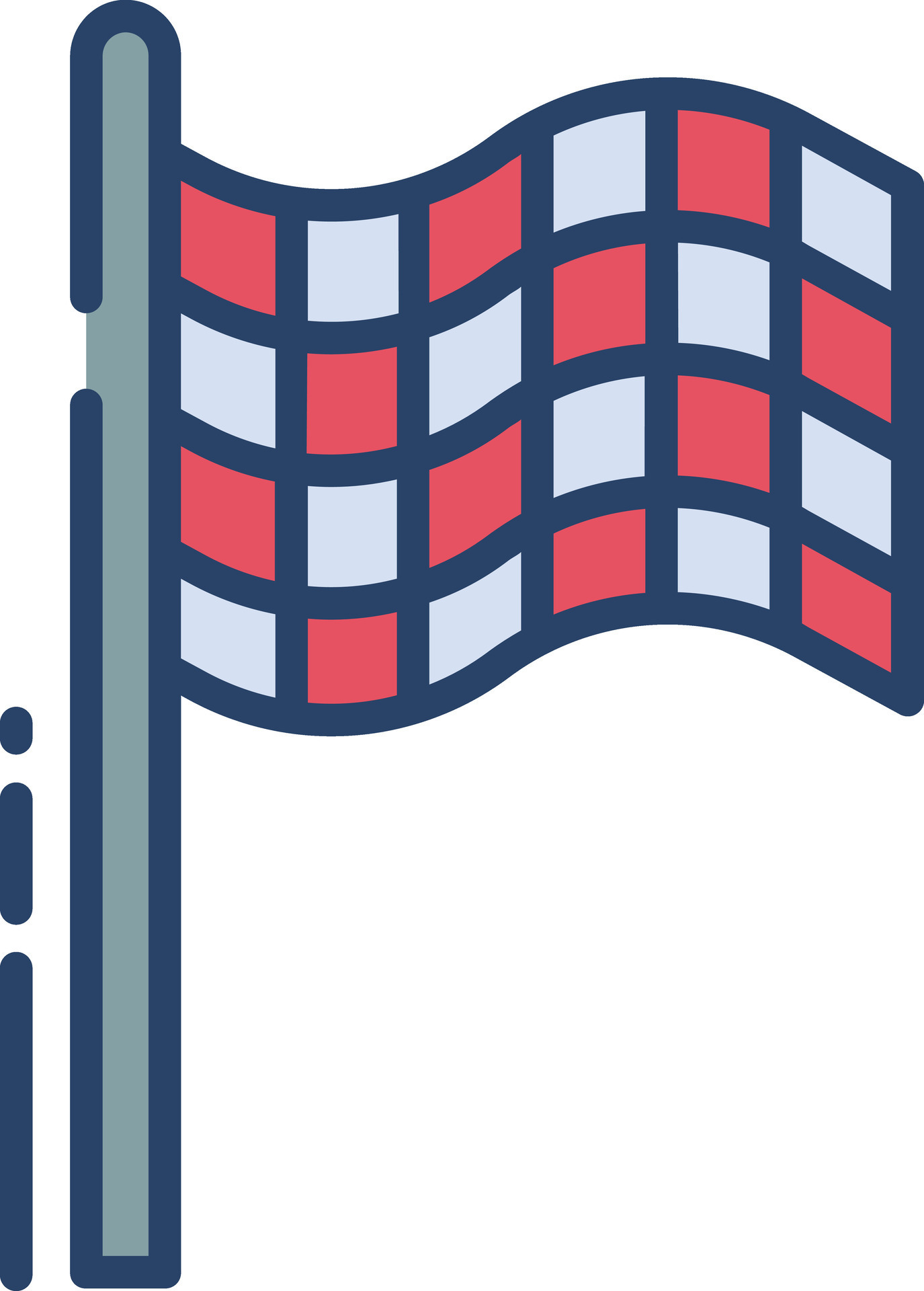 Flag linear color illustration 47127007 Vector Art at Vecteezy