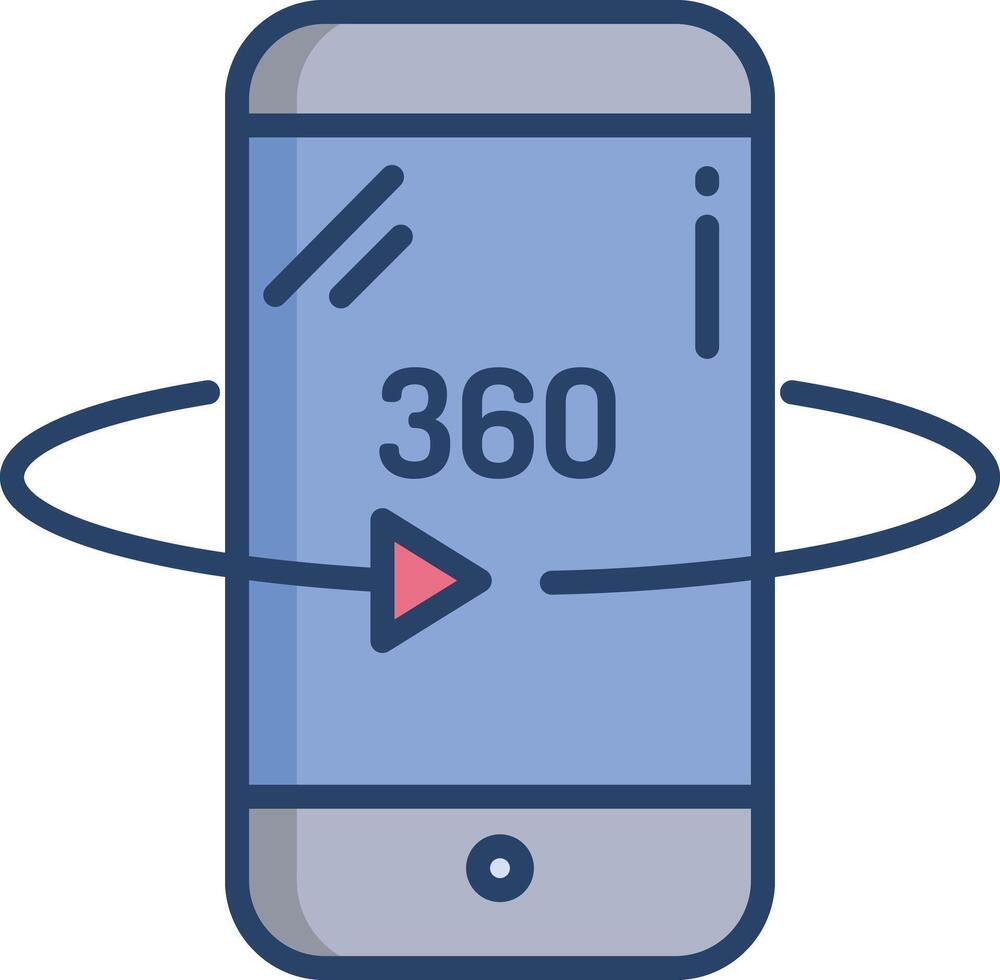 rotate linear color illustration vector