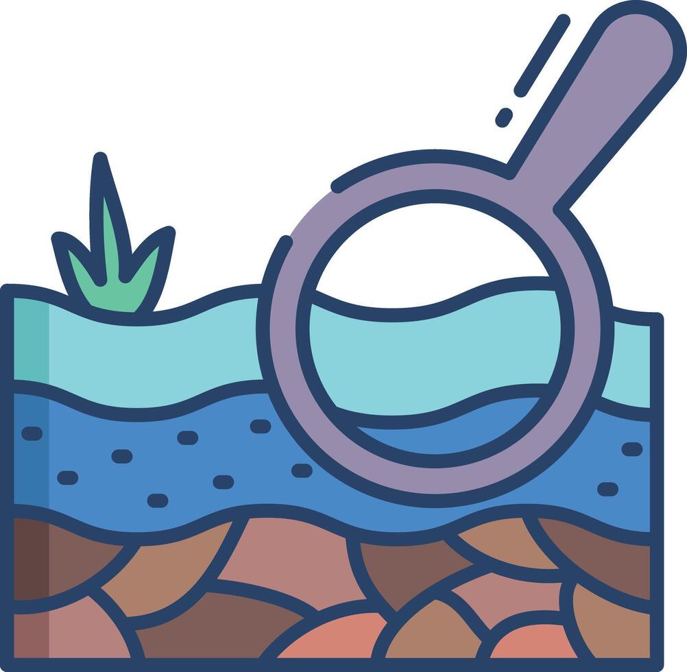 soil zoology linear color illustration vector