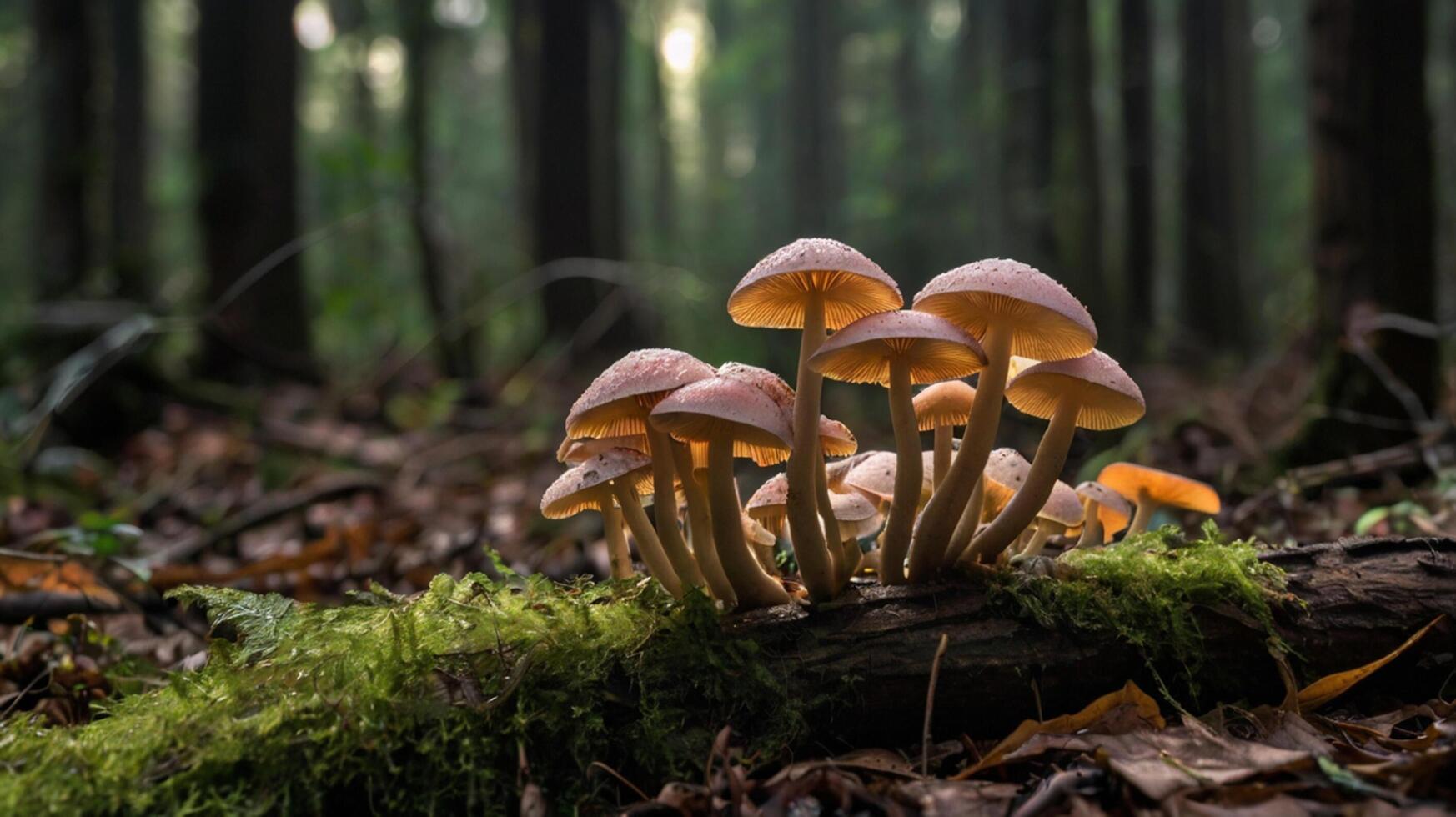 mushroom from the wood photo