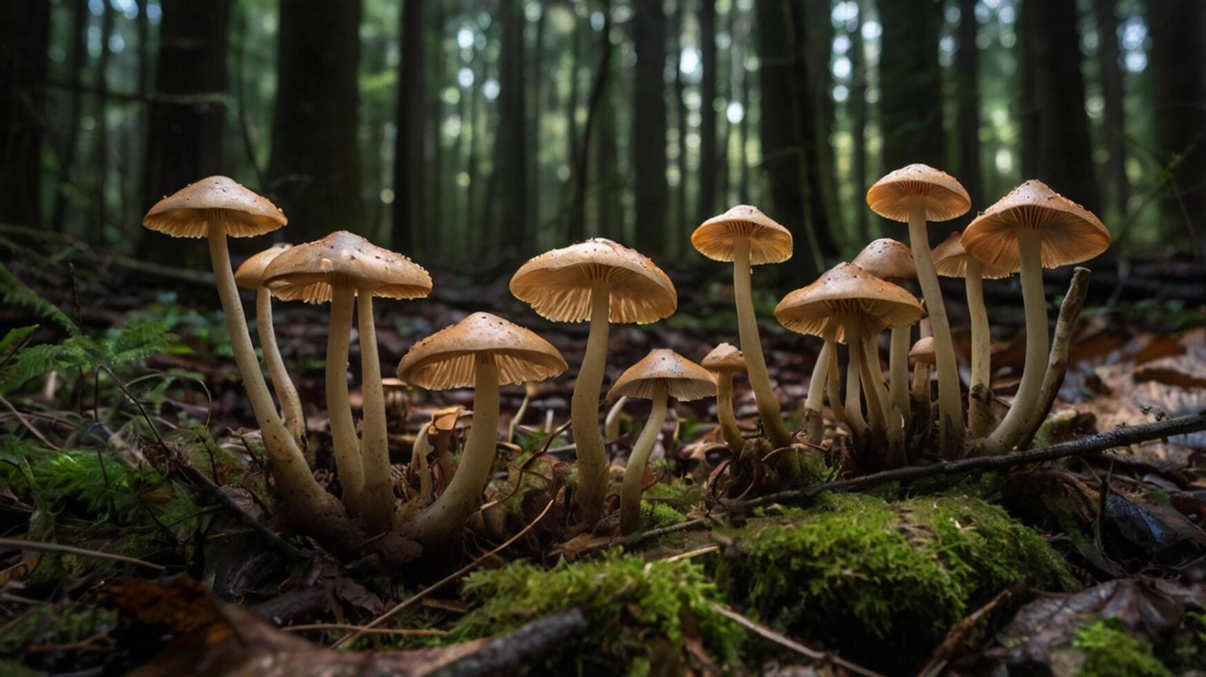 mushroom from the wood photo
