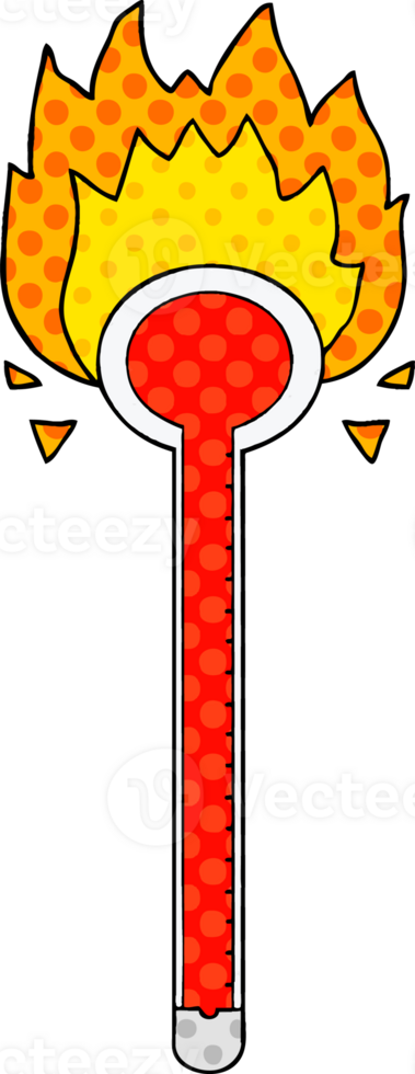 cartoon thermometer drawing png