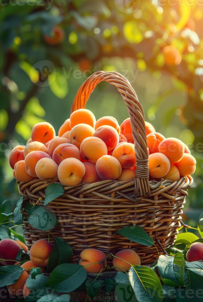 A basket full of oranges is sitting on a table. The oranges are ripe and ready to eat photo
