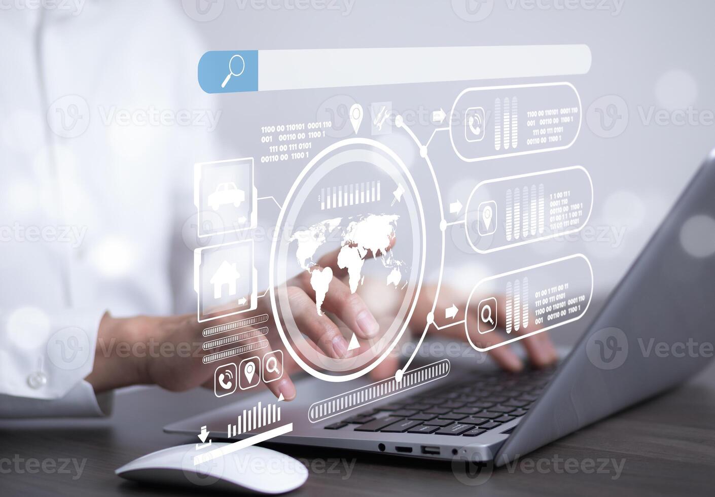 finance and banking digital, businessmen holding online banking and payments, Finance and banking networks. AI, Customer networking connection, Digital marketing. cyber security. Business technology. photo
