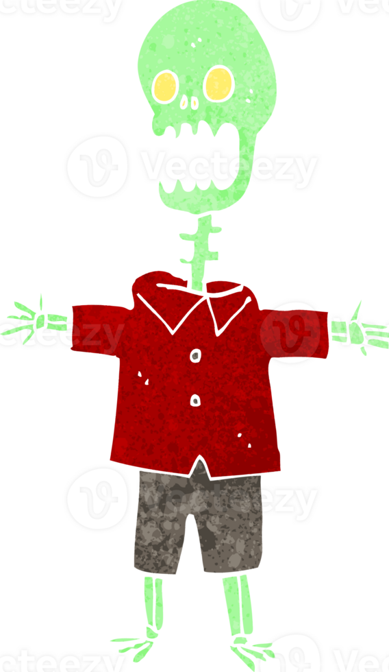 cartoon skeleton drawing png
