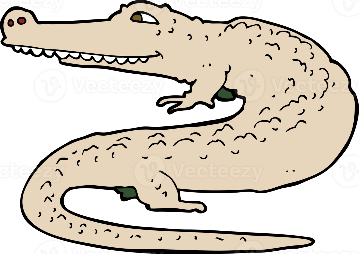 cartoon alligator drawing png