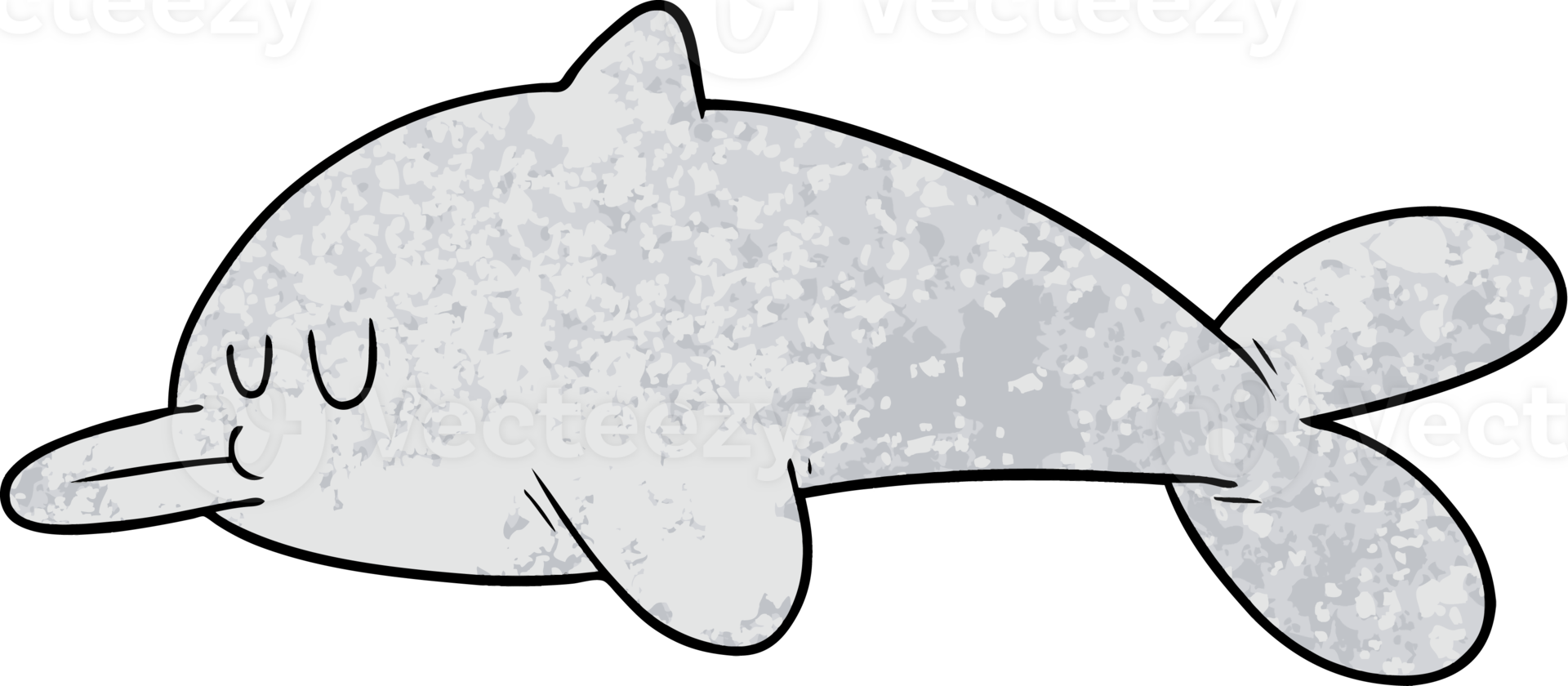 cartoon dolphin drawing png