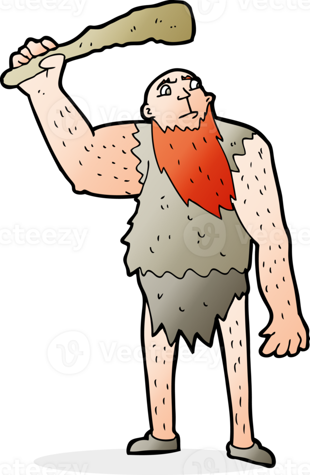 cartoon neanderthal drawing png