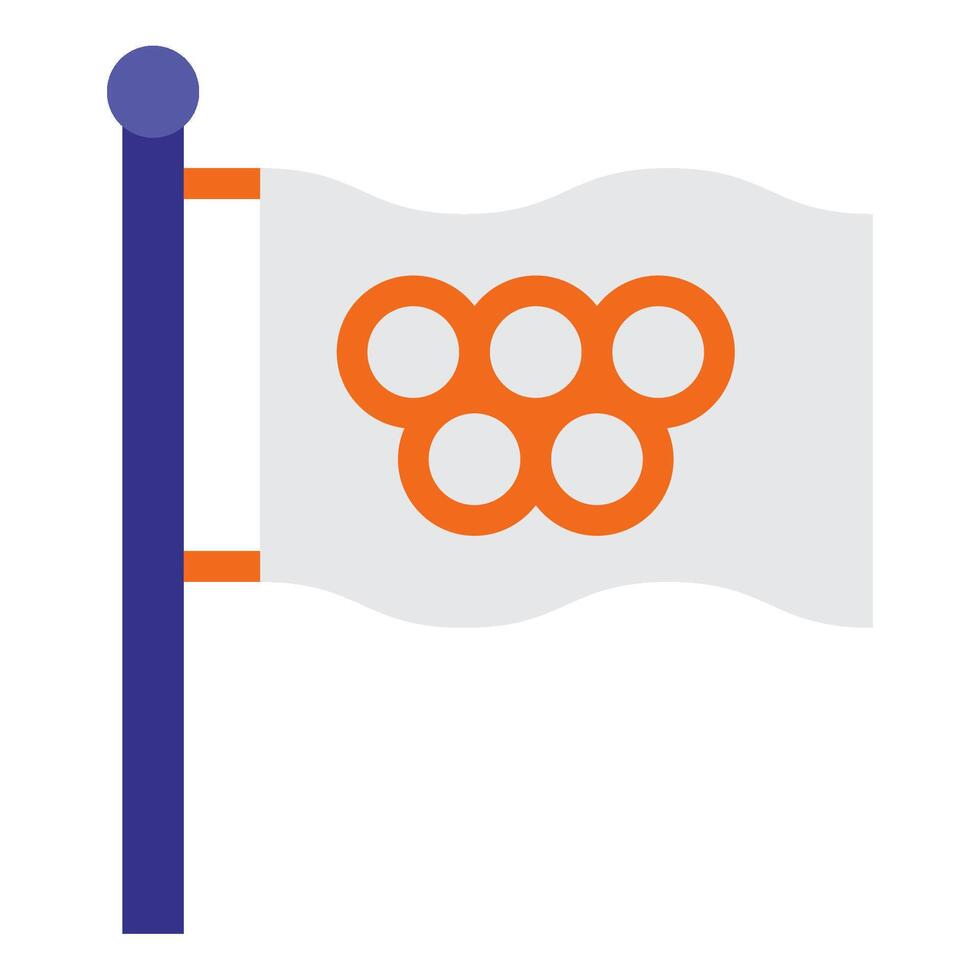 Flag icon illustration vector