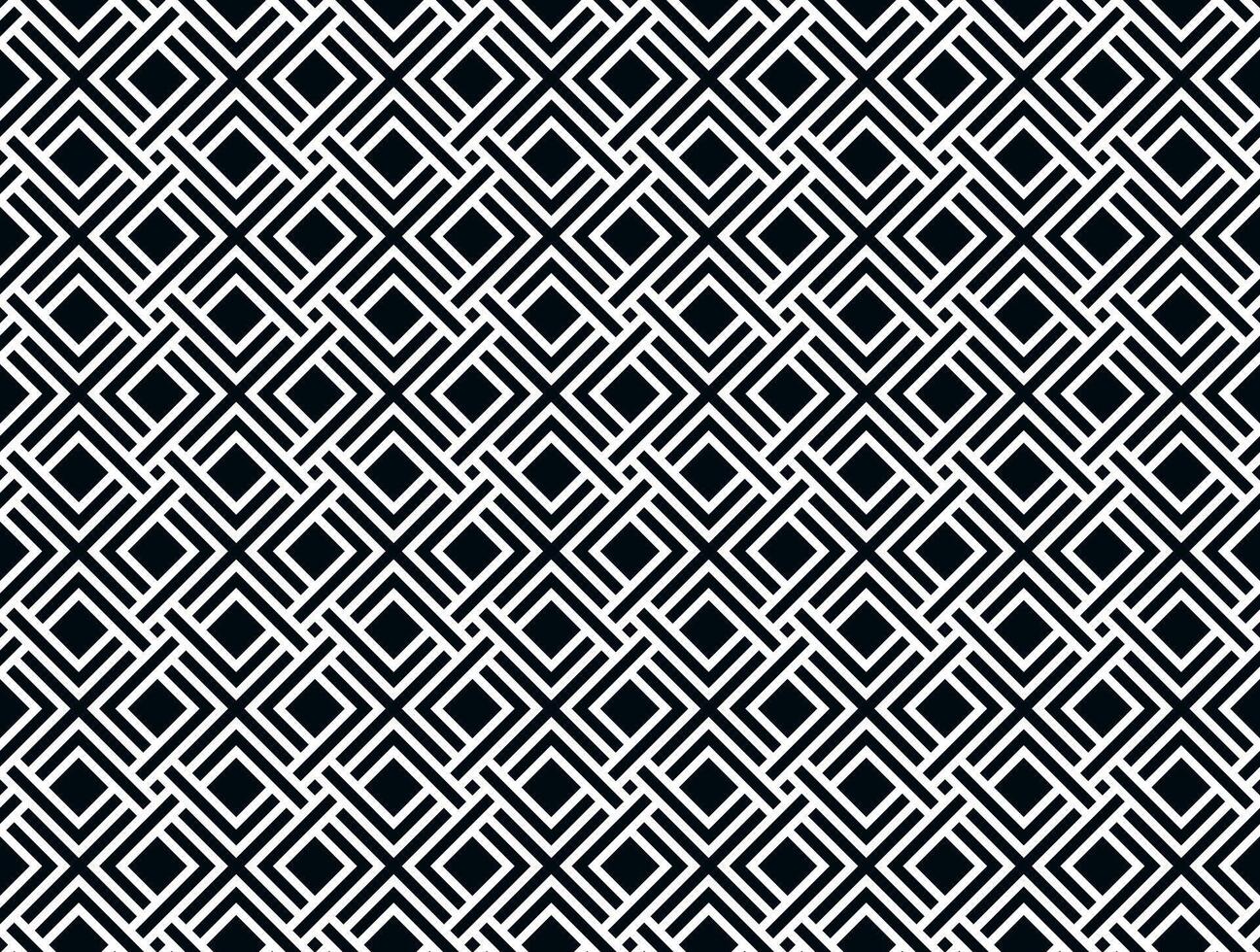 Geometric Black And White Pattern vector