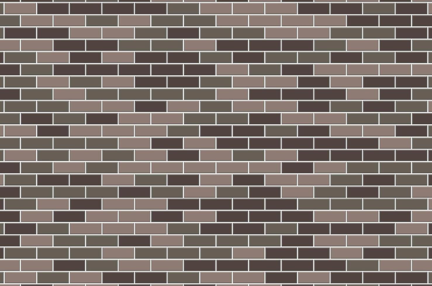 Brick Wall Brown Pattern vector