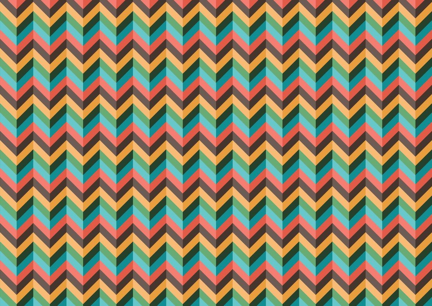 Colorful geometric stripe patterns vector