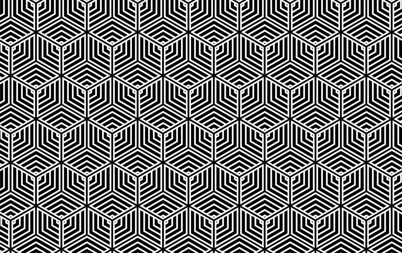 Hexagon Seamless Pattern vector