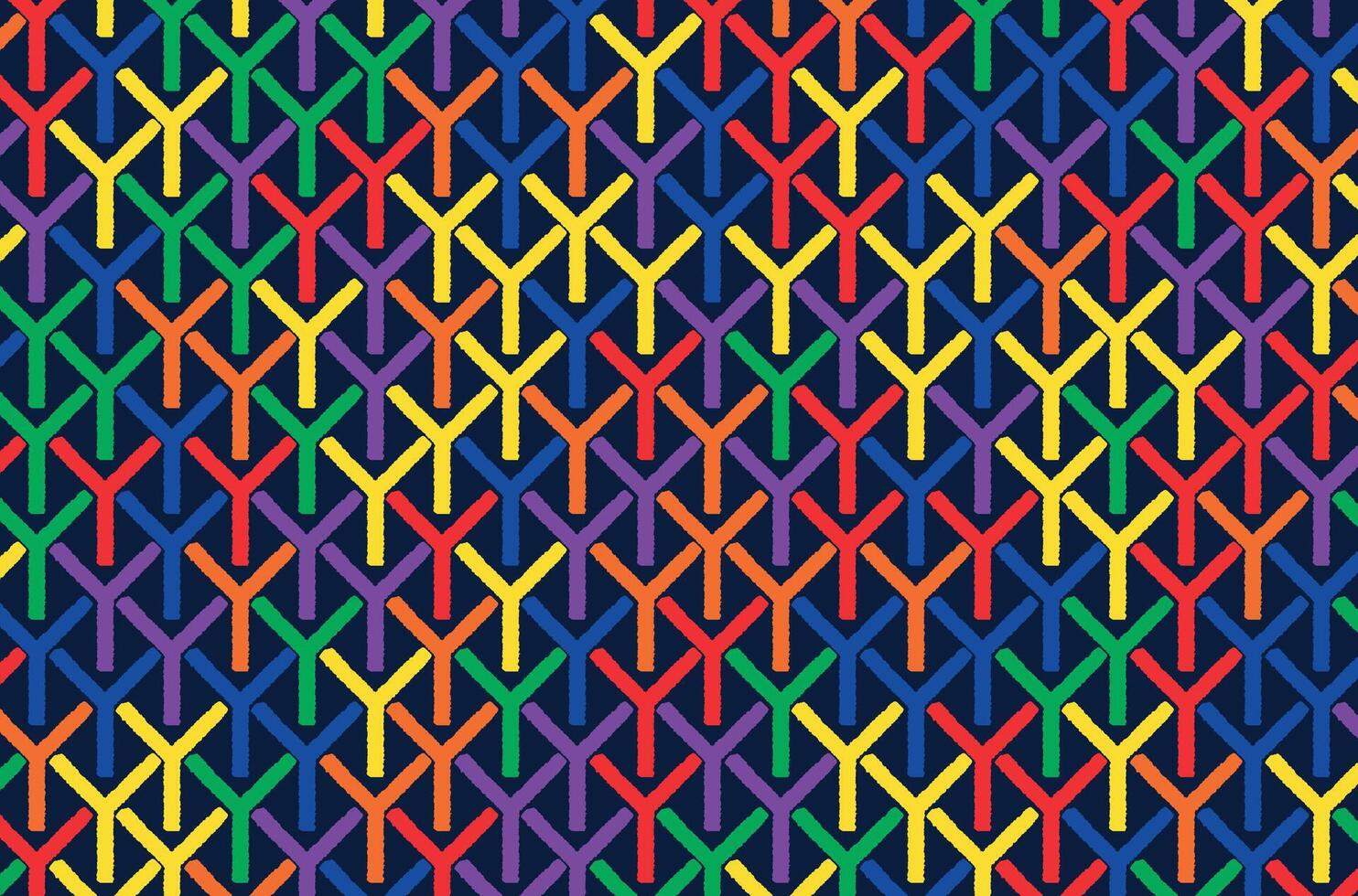 Abstract retro colorful seamless pattern vector