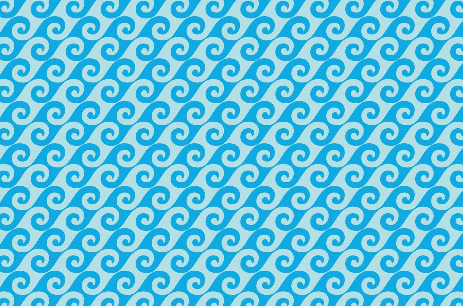 Seamless waves pattern vector