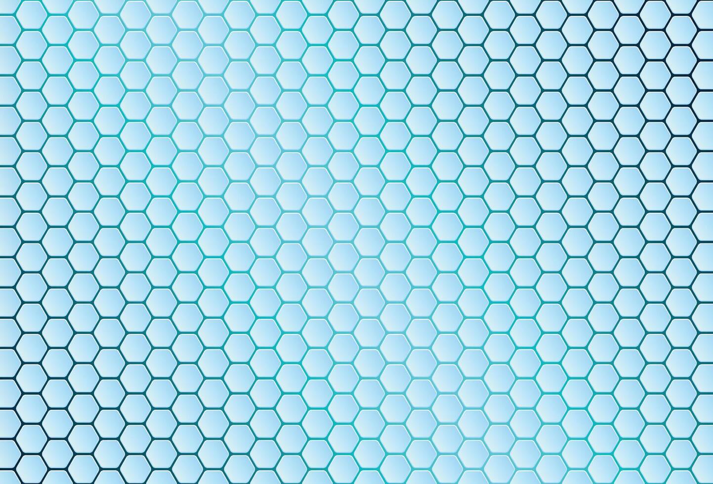 Blue Hexagon background vector