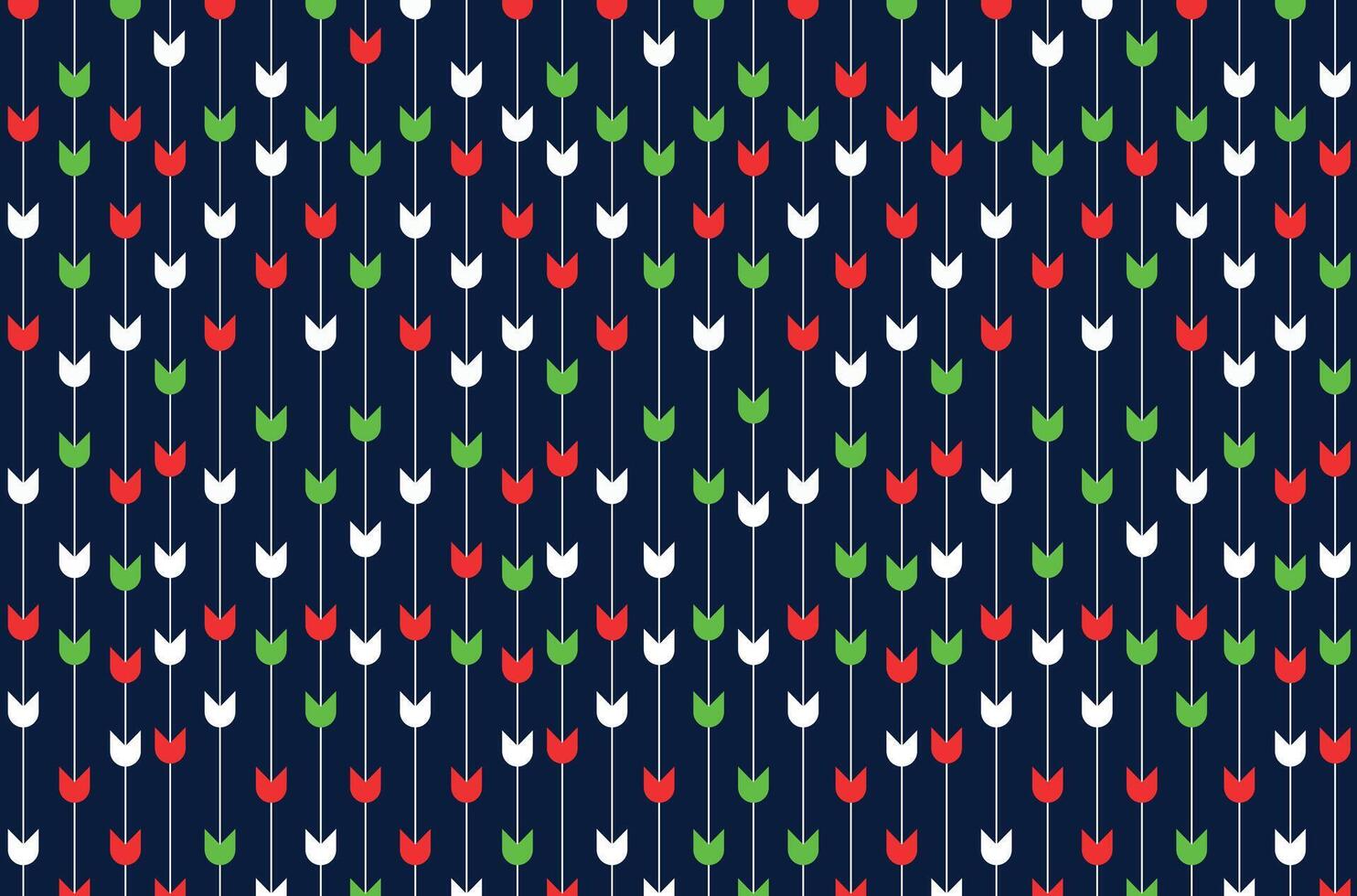 Geometric seamless arrows fabric pattern vector