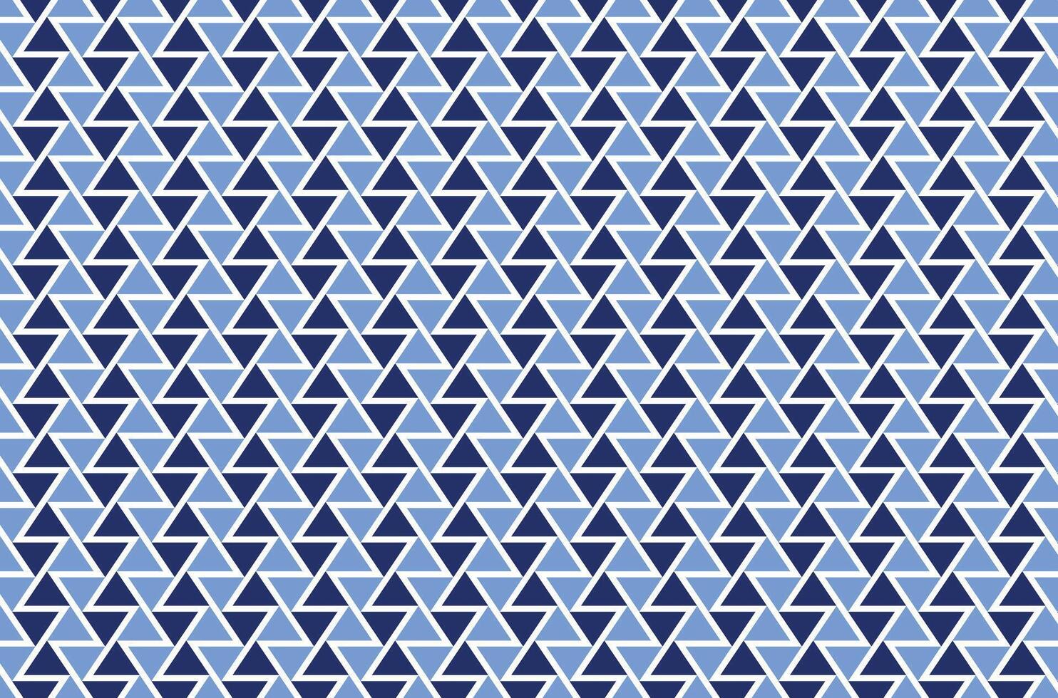 Geometric blue triangle pattern vector