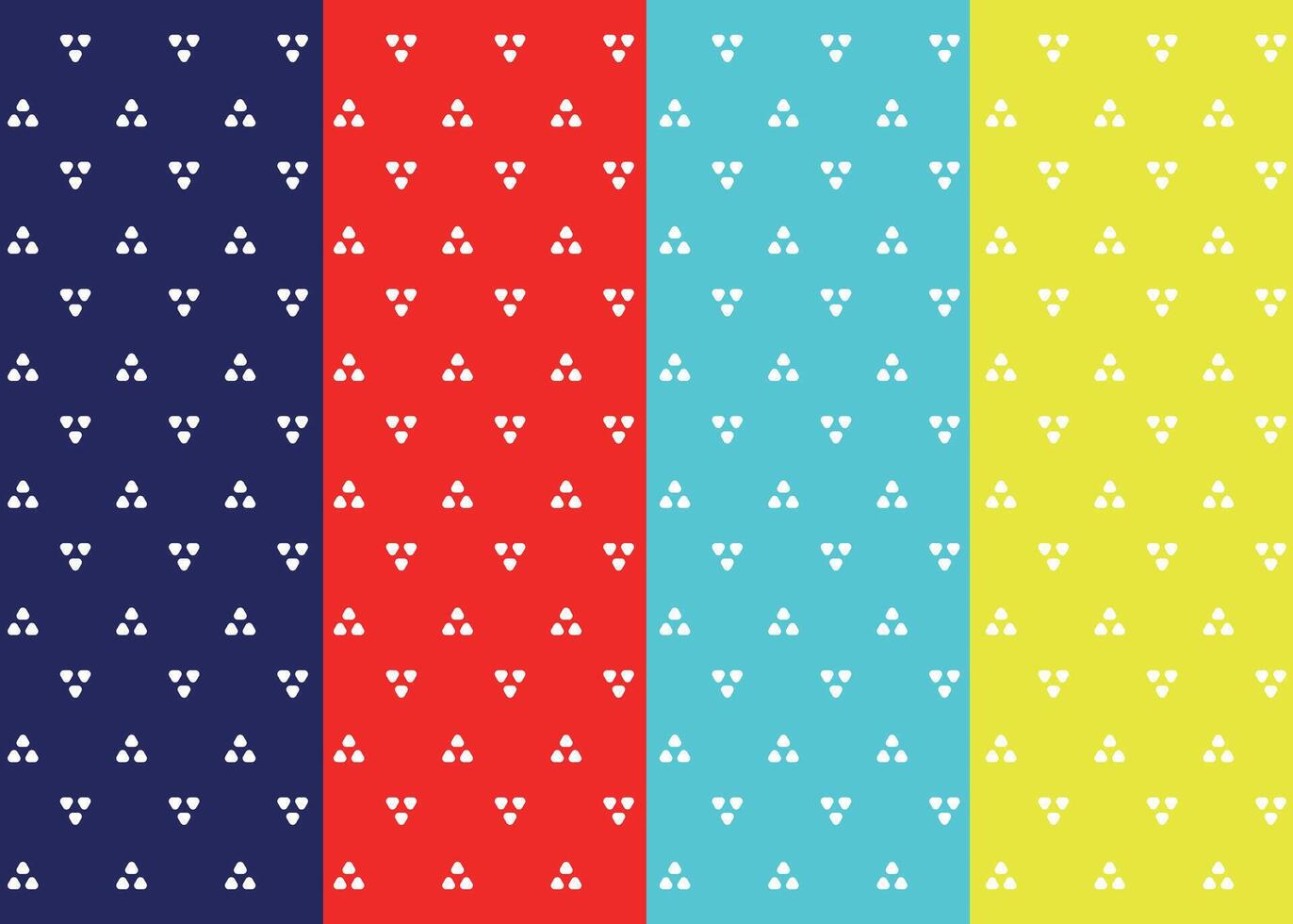 Geometric ethnic triangle pattern design vector