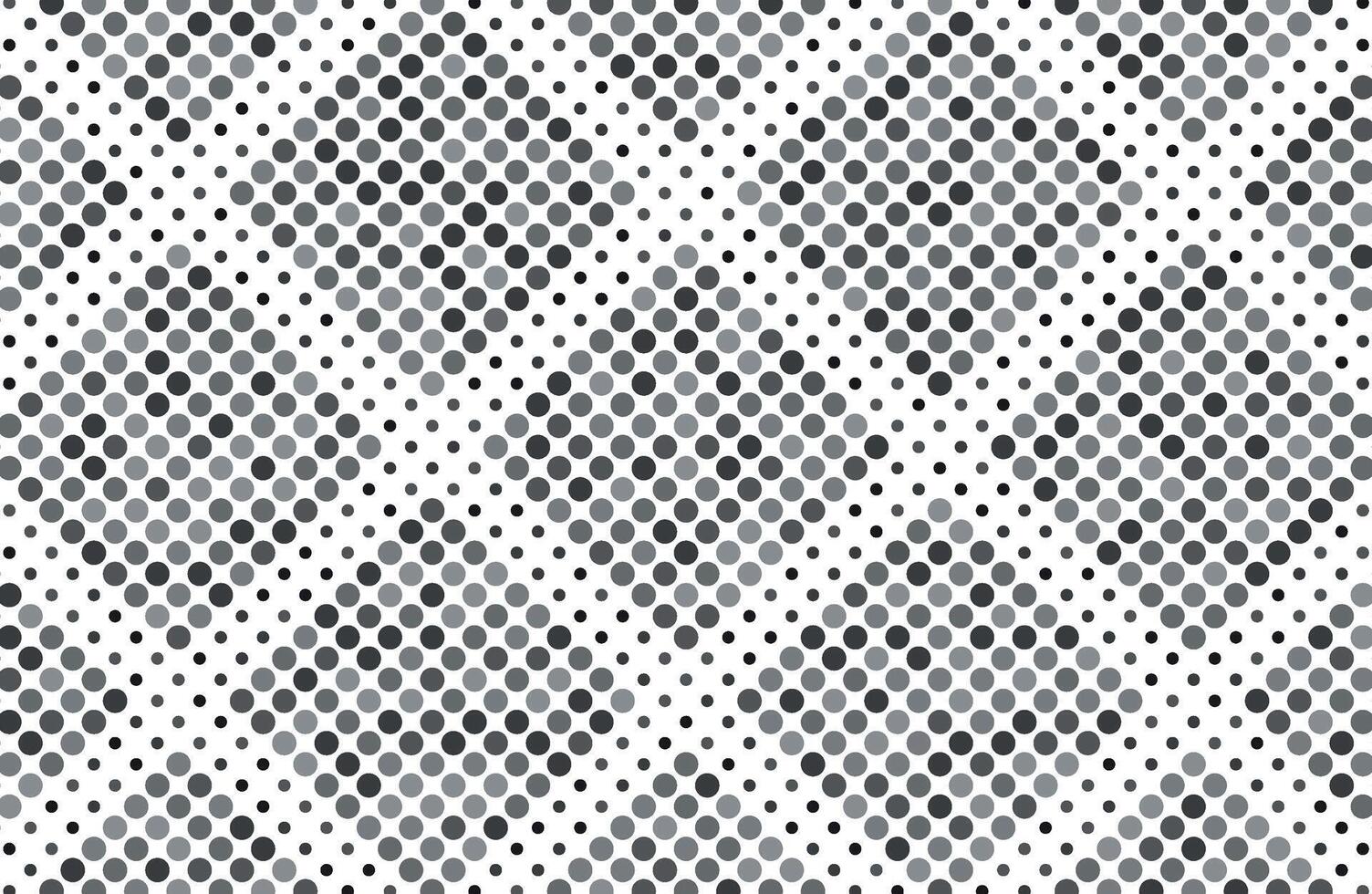 Geometric black circle pattern vector